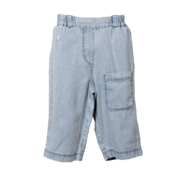 Pantalón Bebé Niña Celeste Pillin
