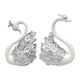 thumbnail image 3 of 2x Topper De Pastel De Cisne De Corona Romántica Para Hornear Decoración De Mesa Decorativa Plateada, 3 of 5