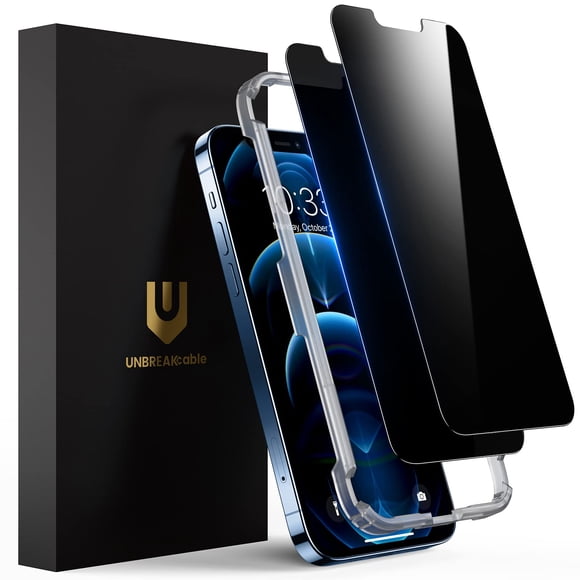 Protector de pantalla de privacidad UnbreakCable para iPhone 12 Pro Max de 6.7 pulgadas