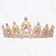 thumbnail image 5 of REGALWOVEN Mujeres Corona de Reina de Cristal Falso Tiaras de Princesa de Diamantes de Imitación Accesorios para el Cabello de Boda Cumpleaños [Coronas, Tono dorado rosa claro], 5 of 7
