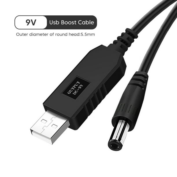 USB To DC Power Cable Boost Converter Adapter, Jack Charging Cable For Wifi Router Mini Fan Speaker
