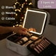 thumbnail image 5 of Estuche Maquillaje 2 en 1 Bolso Cosmetiquero Espejo Con Luz Led Organizador, 5 of 10