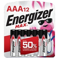 Pilas Aaa Energizer, Alcalinas Máximas De Triple A, 12 Unida