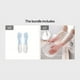 thumbnail image 1 of 1 Pair, Long Sleeve Rubber Gloves, Reusable Dishwashing Gloves, Kitchen Oven Pet Cleaning Gloves, 1 of 5