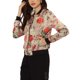 thumbnail image 4 of INSPIRE CHIC Chaqueta Bomber para Mujer Ajuste Delgado Ligera con Cremallera Khaki L, 4 of 6