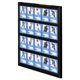 thumbnail image 1 of Marco expositor de tarjetas Franklin Sports Baseball con 20 cargadores superiores, 1 of 8