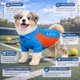 thumbnail image 2 of Playera para perro Pet Life ® Active Barko Pawlo de secado rápido para fitness, 2 of 9