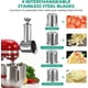 thumbnail image 3 of KINGEAGLE Rallador y rebanador de acero inoxidable para KitchenAid, 3 of 9