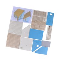 Magideal - Arquitectura De Casa De Estilo Europeo De Madera 1/35, Manualidades Diy, Rompecabezas 3D En Miniatura Sin Pintar, Paisaje De , Diseño De Diorama ,