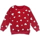 thumbnail image 3 of Conjunto de ropa infantil, tops largos, camiseta larga cálida para niñas, top + falda, pantalones, conjuntos con forma de corazón, 3 of 5