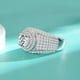 thumbnail image 4 of Anillos de Boda Moissanite de Corte Redondo de 2 Quilates Brillantes para Hombre y Mujeres Anillo de Diamante Creado en Laboratorio de Plata Esterlina S925 Aniversario Promesa Moda Lujo Adecuado, 4 of 7