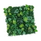 thumbnail image 5 of Panel de Pared de Césped Artificial de 19" X 19", Panel de Pared de Seto, Cerca de Privacidad, Fondo de Vegetación, Decoración de Pared para Bodas, Fe Estilo B, 5 of 5