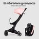 thumbnail image 2 of Coche de Paseo Premium Últra Compacto LuBabycas Negro, 2 of 8
