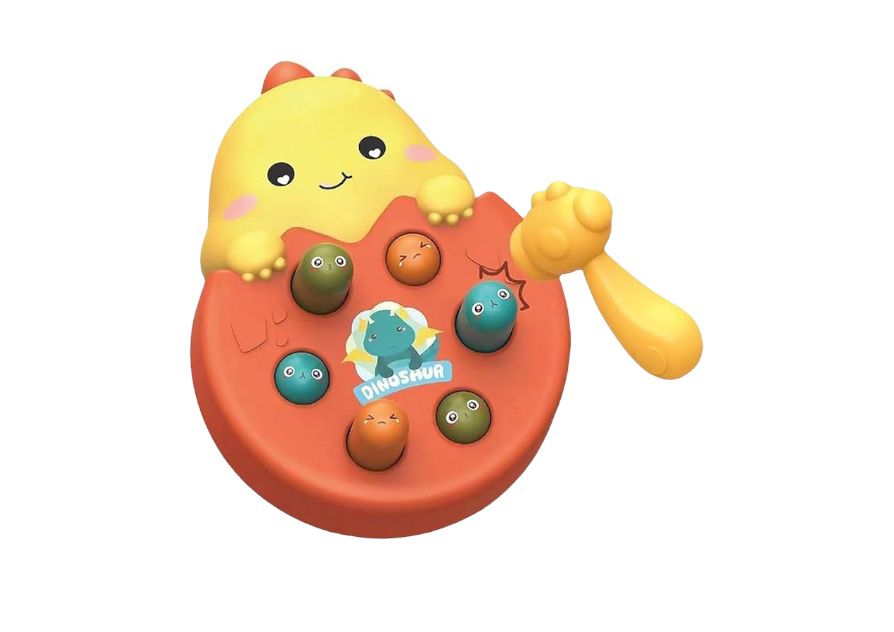 Oem - Juego Didáctico Golpear Topos Martillo Luces Sonido Dino