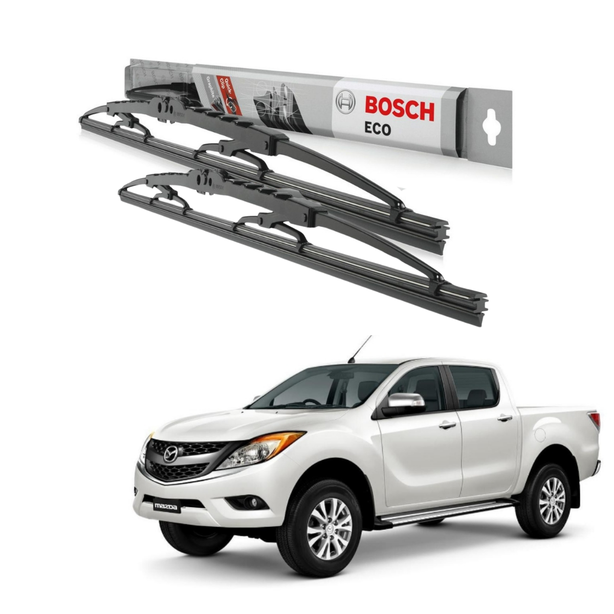 Plumillas Bosch Eco Para Mazda Bt-50 2013-2015
