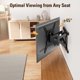 thumbnail image 3 of Soporte de pared para TV Mounting Dream de 26 a 75 pulgadas, movimiento completo, 3 of 9