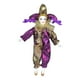 thumbnail image 3 of Modelo de ángulo de muñeco de de 8 pulgadas, juguetes de colección de figuras de muñecos de arlequín divertidos, muñeco de triángel de porcelan Violeta, 3 of 5