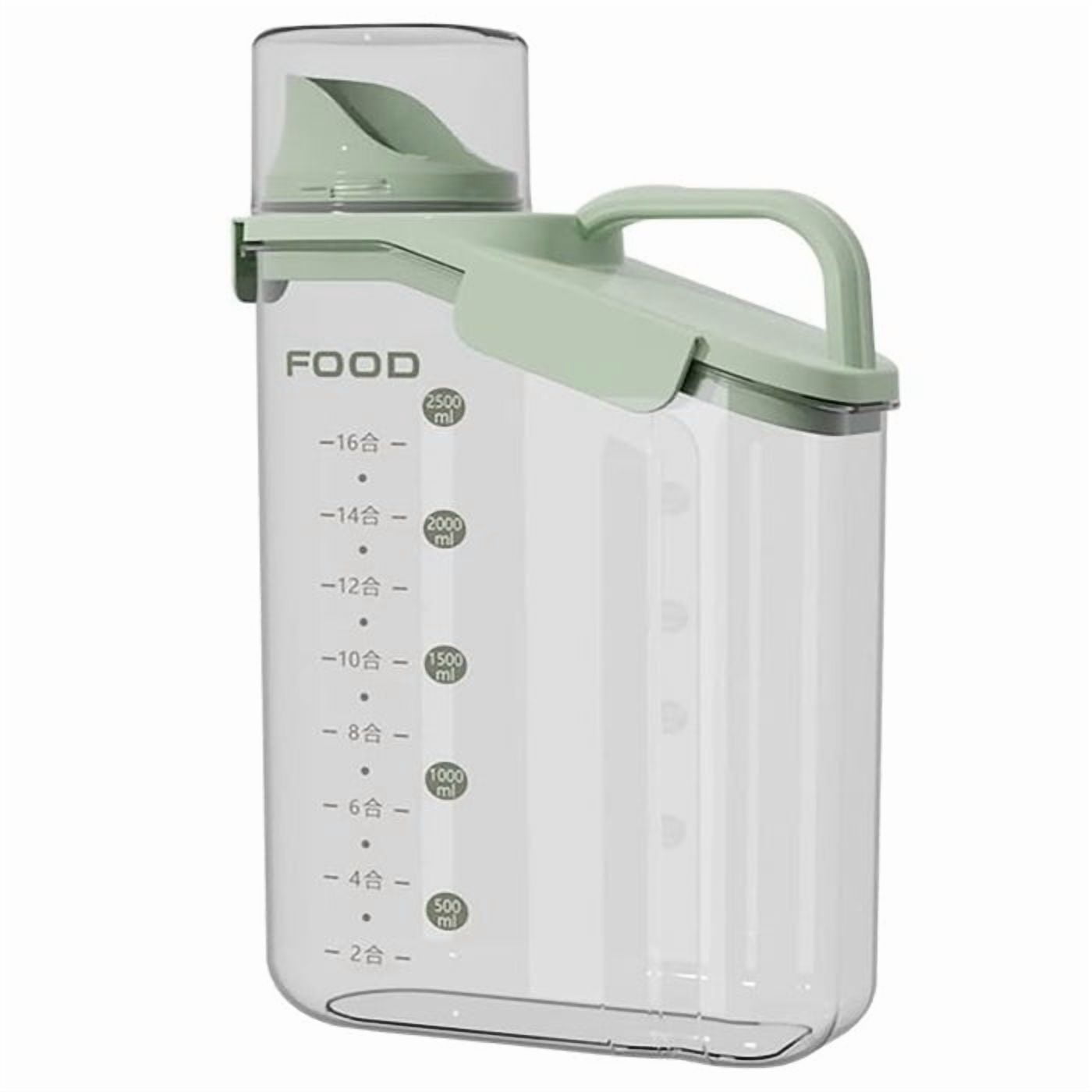 Wakeshome - Contenedor Hermético De Almacenamiento De Alimentos Secos Y Liquidos Con Boquilla Vertible