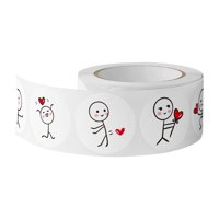 Bothyi - 500 Piezas De Decoración De Pegatinas Del Día De San Valentín Para La Fiesta Del Festival Del Paquete Actual