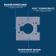 thumbnail image 2 of Subbase Bosch GKFSQ01 Square para router Colt con estabilidad mejorada, 2 of 2