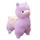 thumbnail image 2 of Alpaca Plush Fluffy Toy Mu?eco De Peluche Suave Regalo Del Día De Los Ni?os Purple_50cm, 2 of 5