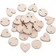 thumbnail image 2 of 200pcs Wooden Circles Heart Tags With Holes Rings For Birthday Boards Valentine Chore Boards Arts And Crafts, 2 of 3