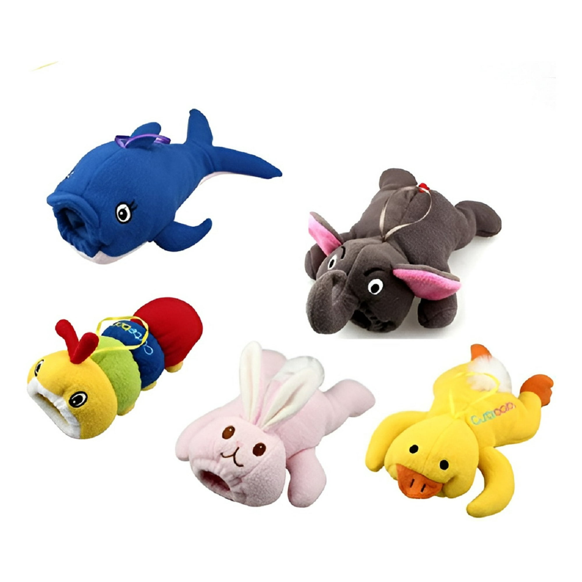 Genérico - Set 4 Porta Mamadera Cubre Peluche Felpa Biberon Bebes Lau