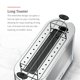 thumbnail image 4 of Tostadora Russell Hobbs TRL9300BKR de vidrio, 2 rebanadas, larga, 4 of 8
