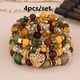 thumbnail image 1 of Heart Charm Beads Layered Bracelet Set Pompomia Bracelet Charm Vintage Jewelry Valentine's Day Gift, 1 of 5