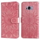 thumbnail image 2 of Funda tipo cartera FOXDOCK para Samsung Galaxy S8 Plus , diseño girasol en relieve, cuero PU, cierre magnético, soporte y tarjetero, 2 of 5