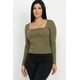 thumbnail image 5 of Top de Cuello Cuadrado Fruncido, 5 of 10