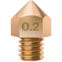 Boquilla De Latón Hetism Mk8 0.2 Mm Para Impresora 3D Creality