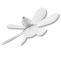 Genérica - Ventilador De Techo Luz Led Control Remoto Diseño Flor