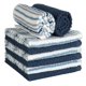 thumbnail image 4 of Paños de cocina Bumble Towels 30 cm Pack de 8 Azul Algodón, 4 of 7