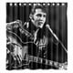 thumbnail image 1 of Cortina de ducha con diseño de Elvis Presley y ganchos (66 x 72 pulgadas), 1 of 3