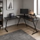 thumbnail image 4 of Escritorio Esquinero Vertex Black en L para Home Office, Gamer u Oficina, 4 of 8