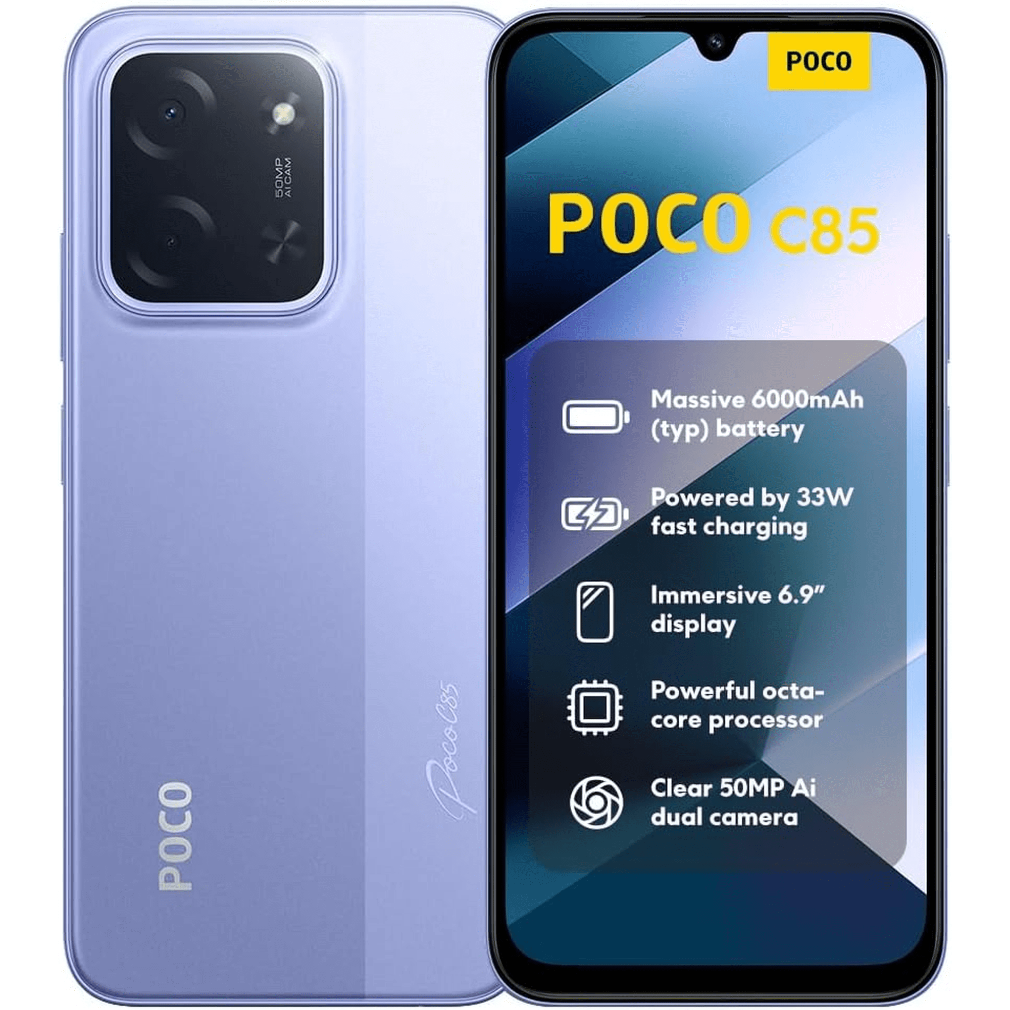 Xiaomi Poco C85 Purple 256 Gb Rom 8 Gb Ram