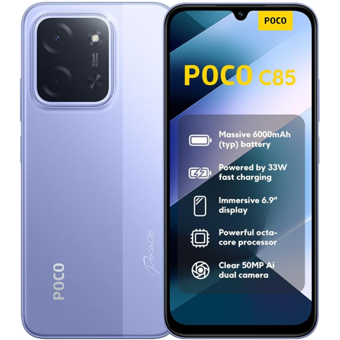 Xiaomi Poco C85 Purple 256 Gb Rom 8 Gb Ram