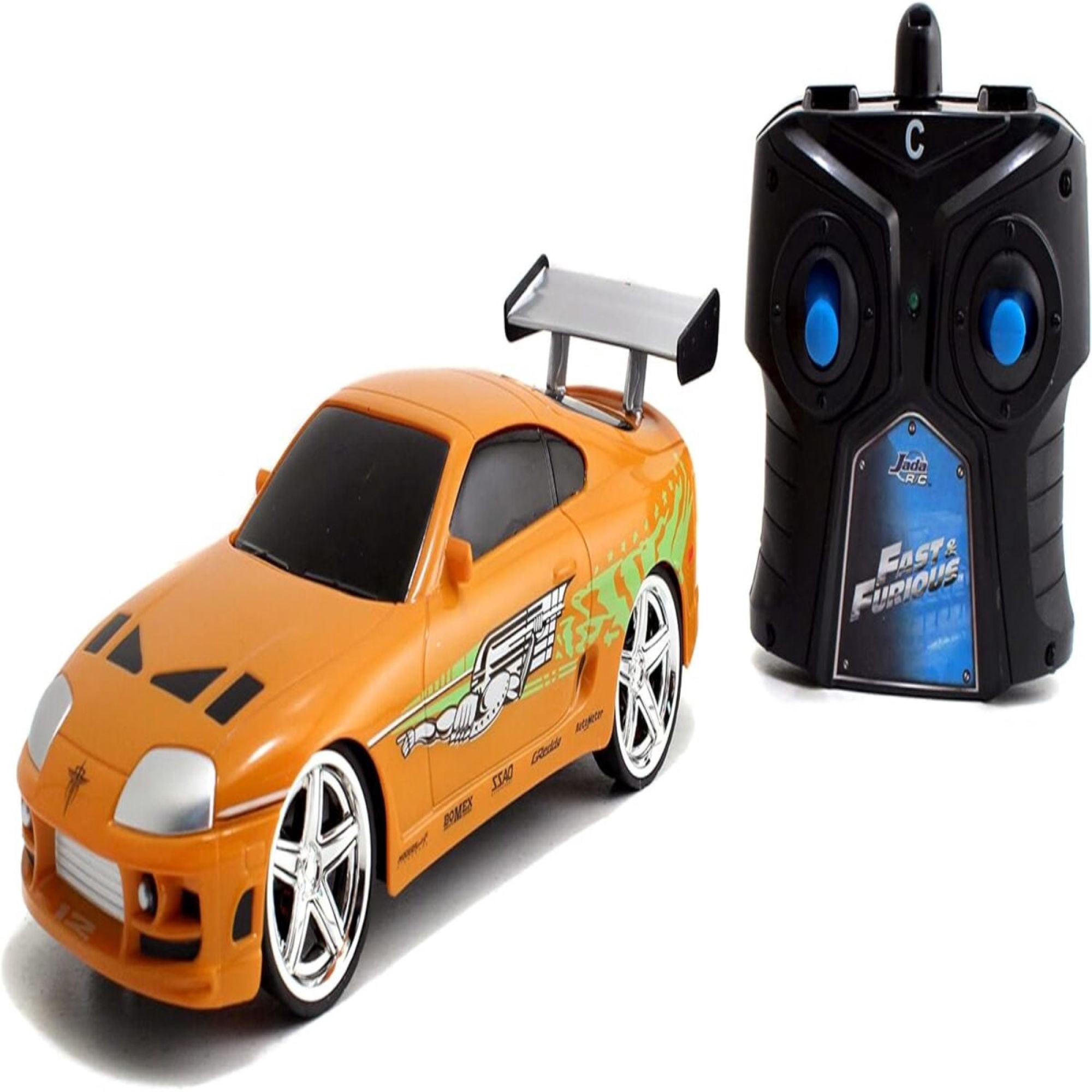 Vehiculo de juguete Vehiculo R Y Ff R/C 1995 Toyota Supra Naranjo