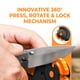 thumbnail image 4 of Afilador múltiple Sharp Pebble Orange Ninja para herramientas de jardín, 4 of 8