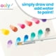 thumbnail image 3 of Lápices de colores en gel para acuarela Ooly Rainbow Sparkle Metallic x12, 3 of 6