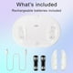 thumbnail image 5 of Compatible con Meta Quest 2/3/3s VR Controller Charging Dock Stand for Game Controllers - Estación de carga rápida con indicador LED-Blanco, 5 of 6