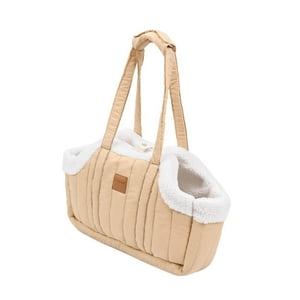 Genérico - Bolsa De Transporte Para Gatos De Invierno Resistente Para Animales Pequeños Gatos Pequeños Y Medianos Beige