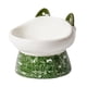 thumbnail image 1 of Cuenco Elevado Para Gatos, Alimentador Inclinado Para Mascotas, Cuenco Portátil Duradero Para Perros Pequeños, Verde, 1 of 5