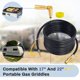 thumbnail image 3 of Manguera de propano Iococee mejorada de 5.5 m con adaptador de codo para RV/parrilla, 3 of 6