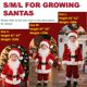 thumbnail image 5 of Disfraz de Santa Claus AMHSCOCA de 9 piezas para niños de 6 a 11 años, 5 of 7