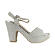 thumbnail image 1 of SANDALIAS DE FIESTA AGUXI PLATEADO MUJER | 2084 - Talla 40 CL / 25 CM, 1 of 6