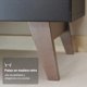 thumbnail image 5 of Mueble Base de Cocina Madesa Reims 120 cm 2 Puertas 1 Cajón Negro, 5 of 8