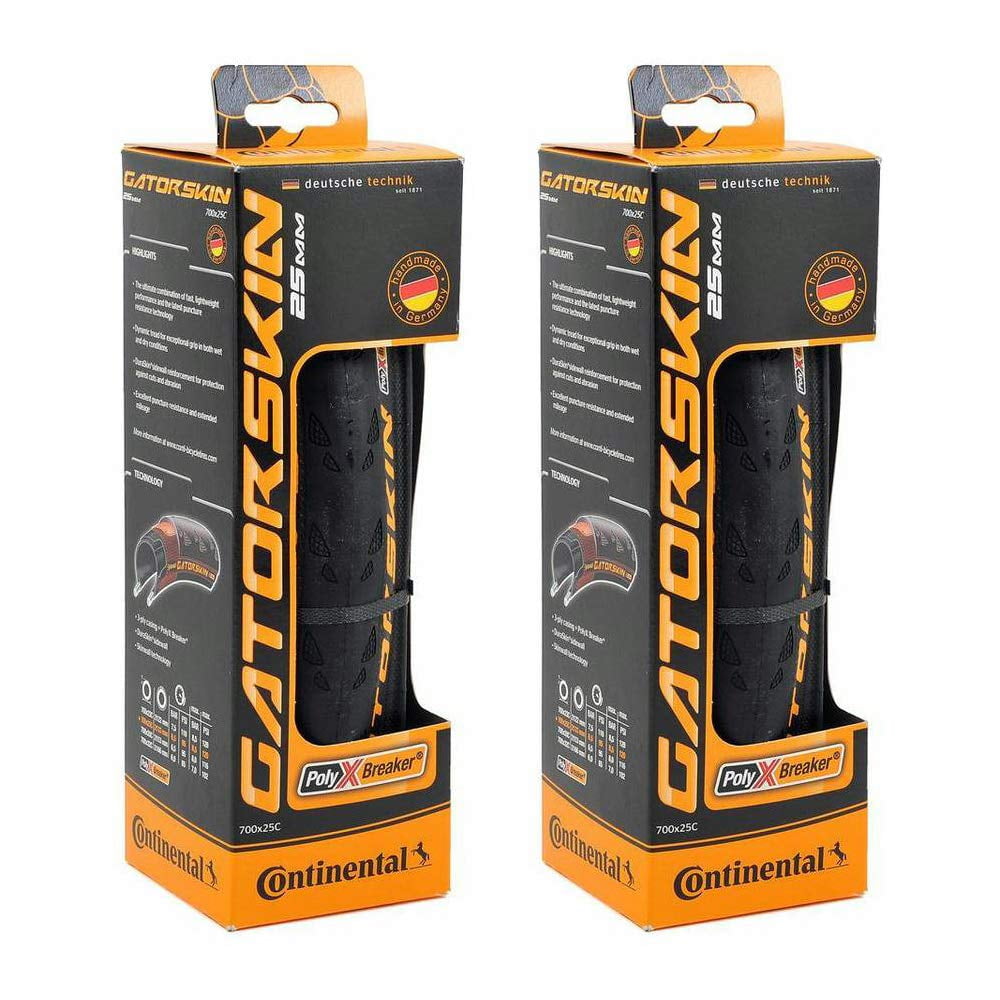 Cubierta Continental Gatorskin Duraskin Plegable 700x25 Mm Negra