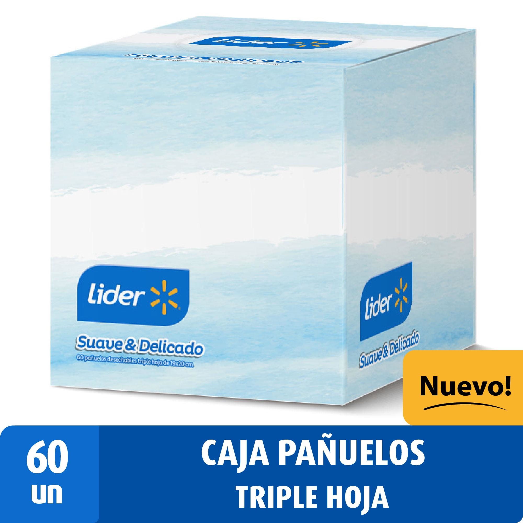 Pañuelos Triple Hoja Azul 60 Un Lider